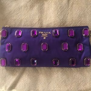Prada Authentic jeweled clutch